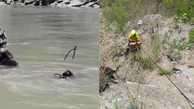 3 dead, 4 missing after Jaisalmer pilgrims' vehicle plunges into Alaknanda river in Uttarakhand