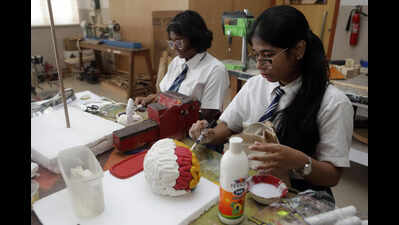 Robots, recycled art take centre stage at mega student fest
