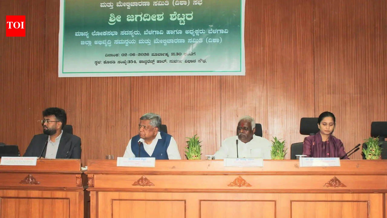 Shettar chairs Disha meet, reviews water, agri, infra