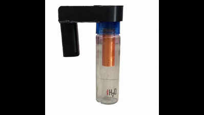 Fisat students receive patent for portable water purification device