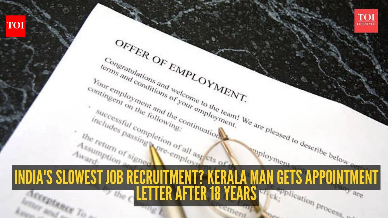 The most delayed job offer ever? Kerala man gets appointment letter after 18 years