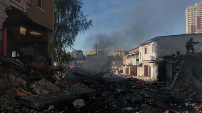  Four Russian missiles deed  Kyiv successful  60 seconds during devastating barrage