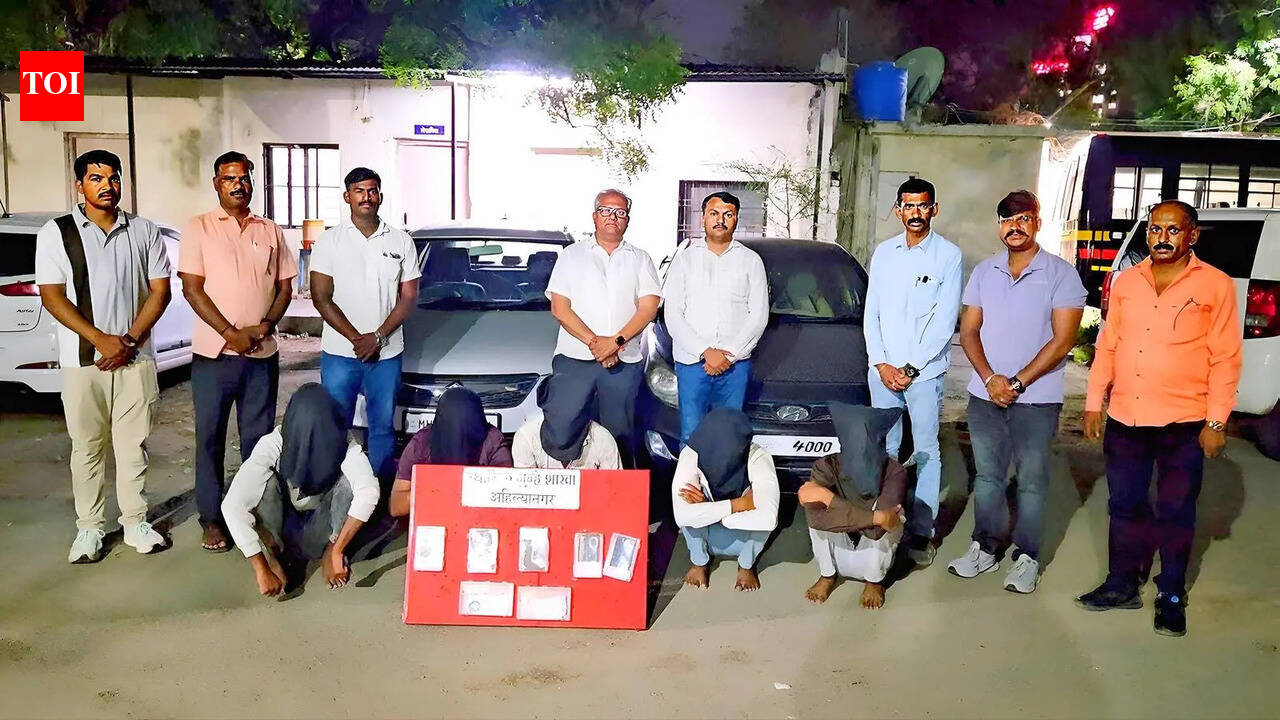 Ahilyanagar police nab five for robbing Samruddhi motorists