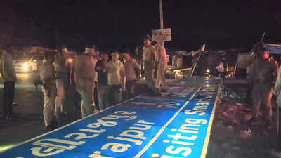Three killed in Dahod signboard collapse as heavy rain lashes central Gujarat