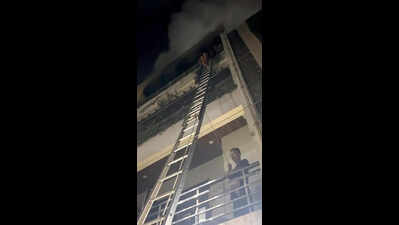 Ghaziabad family rescued, 3 pet dogs die in third flat fire in a month