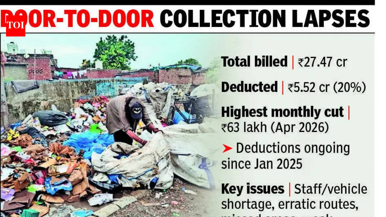 MC docks Rs 5.52 cr from waste firm in 15 months