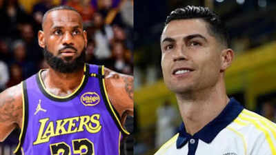 Cristiano Ronaldo and LeBron James turn Nike Mind Slide shoes into global talking point with viral image