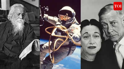 Tagore became 'Sir', a king gave up his throne for love, an astronaut spacewalked, and other moments that shaped history