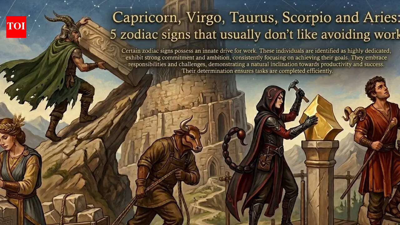 Capricorn, Virgo, Taurus, Scorpio and Aries: 5 zodiac signs that usually don't like avoiding work