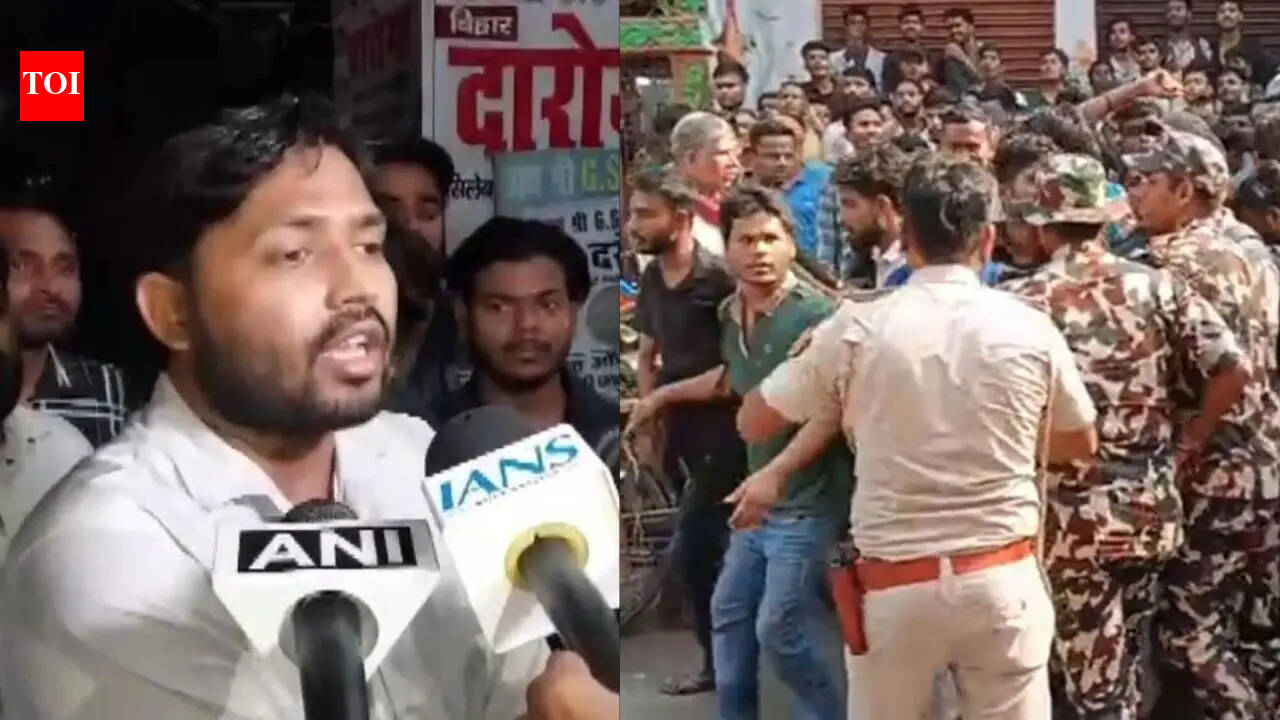 Shots fired outside Khan Sir's coaching institute: Students protest outside premises, heavy police deployed