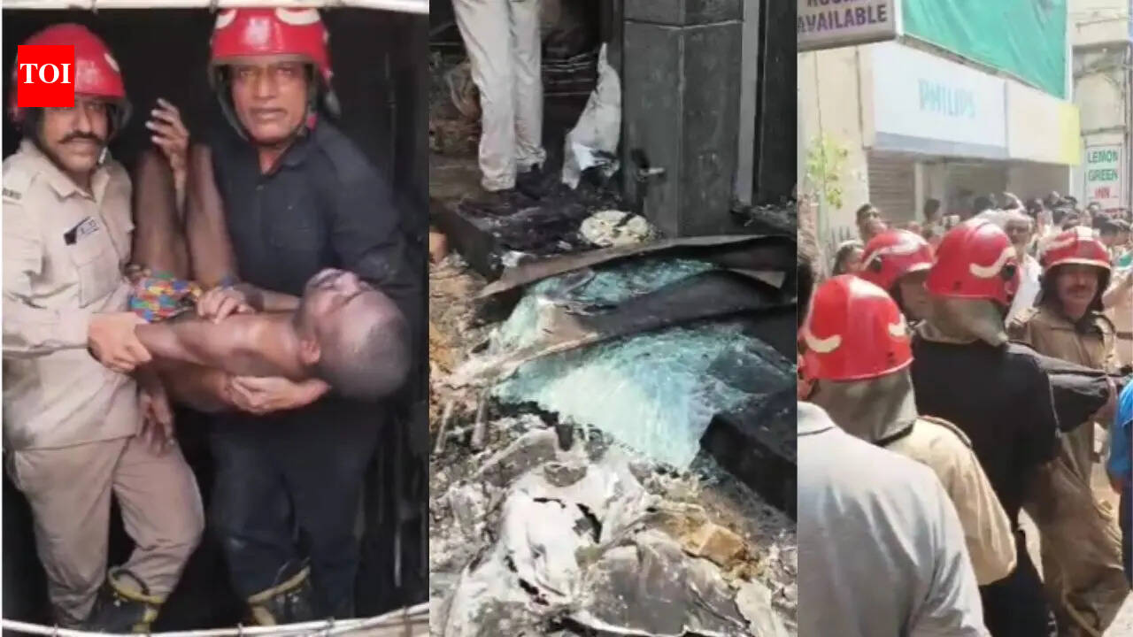 Fire breaks out at restaurant in Delhi's Malviya Nagar; 3 rescued