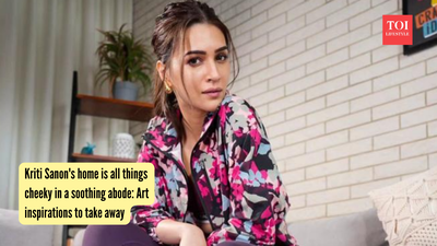 Kriti Sanon's home is all things cheeky in a soothing abode: Art inspirations to take away