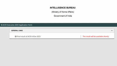 IB ACIO II Exe final result 2025 expected shortly on mha.gov.in; here's how do download PDF