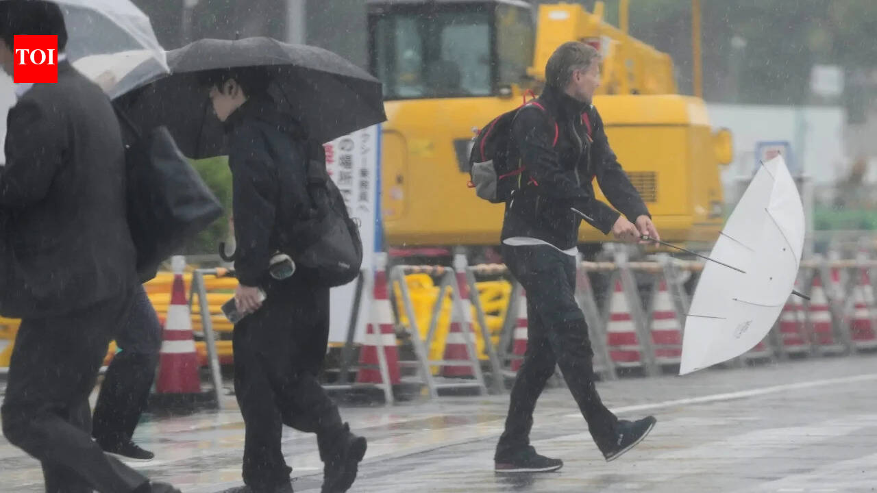 Storm Jangmi batters Japan: Heavy rain, strong winds causes widespread disruption, leaves 60,000 houses without power