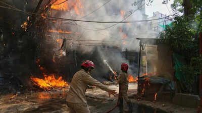 '1 single escape route': 21 dead in south Delhi Malviya Nagar restaurant fire; what we know so far