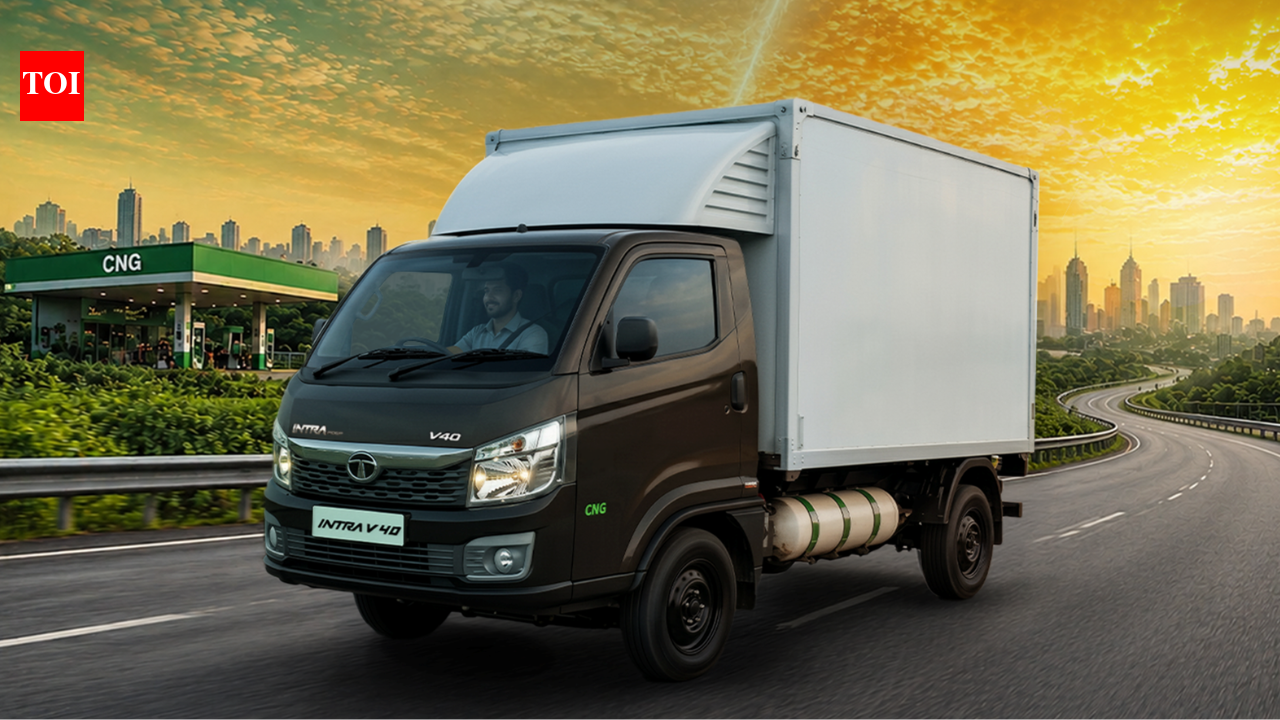 Tata Pickup | Tata CNG | :Tata Intra V40 CNG pickup launched: Gets 110-litre CNG tank! |