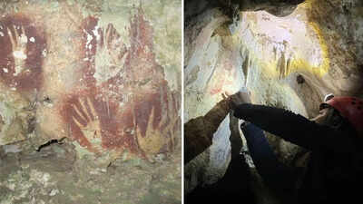 67,800-year-old cave art in Indonesia recognised by Guinness World Records reveals human evolution history
