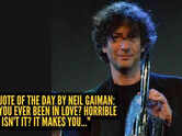 Love quote of the day by Neil Gaiman: &ldquo;Have you ever been in love? Horrible isn't it? It makes you..."