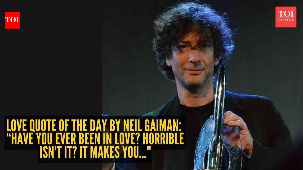 Love quote of the day by Neil Gaiman: “Have you ever been in love? Horrible isn't it? It makes you...