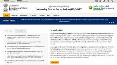UGC NET June 2026 admit cards to be released by 15 June, exams from 22 June