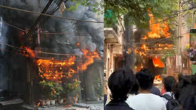 Delhi Malviya Nagar Restaurant Fire: 21 Dead, 47 Rescued in Massive Blaze | Watch