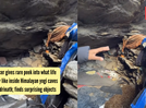 Influencer gives rare peek into what life is really like inside Himalayan yogi caves near Badrinath; finds surprising objects inside