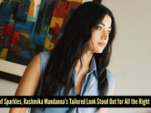 Rashmika Mandanna ditches the usual red-carpet clich&eacute;s for a tailored power move at the &lsquo;Cocktail 2&rsquo; trailer launch