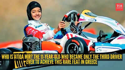 Who is Atiqa Mir? 11-year-old who became only the third driver in series history to sweep qualifying, heats and finals in Greece
