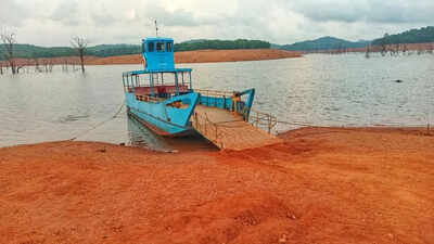 Receding water levels disrupt vital launch services in Sharavathi backwaters