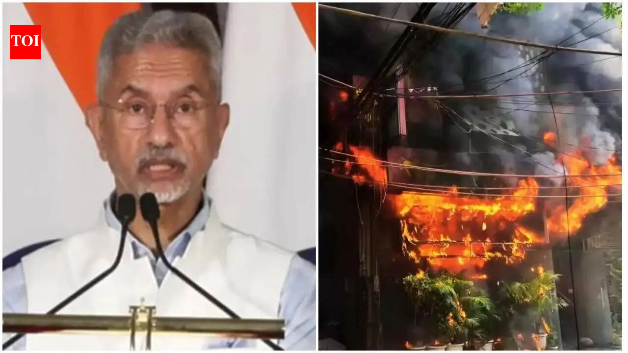 Jaishankar condoles Delhi hotel fire deaths, says MEA assisting foreign victims