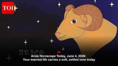 Aries Horoscope Today, June 4, 2026: Your married life carries a soft, settled tone today