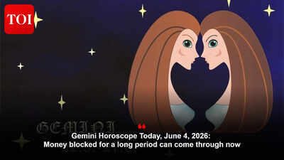 Gemini Horoscope Today, June 4, 2026: Money blocked for a long period can come through now