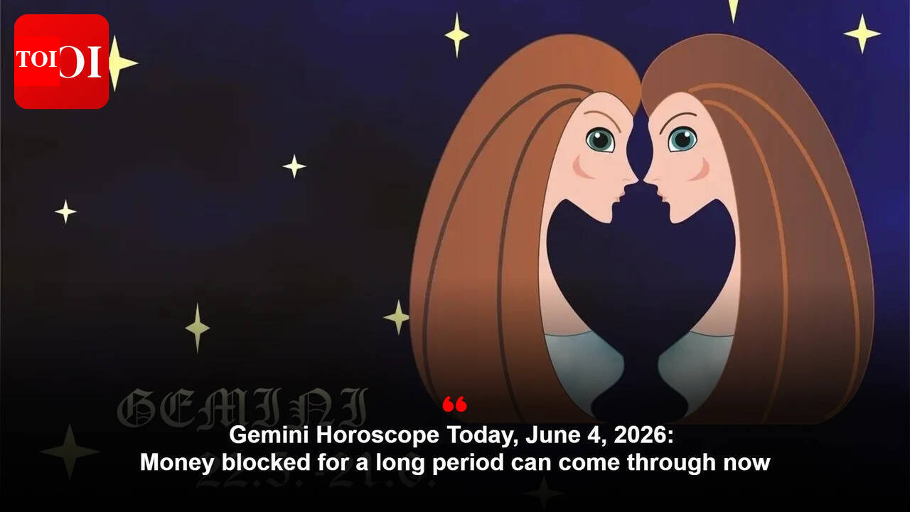 Gemini Horoscope Today, June 4, 2026: Money blocked for a long period can come through now