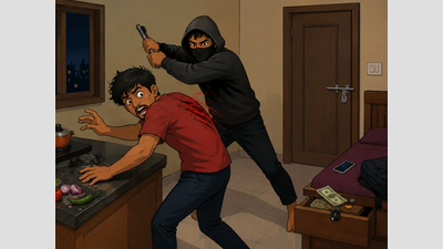 Robber attacks delivery agent, flees with cash & phone
