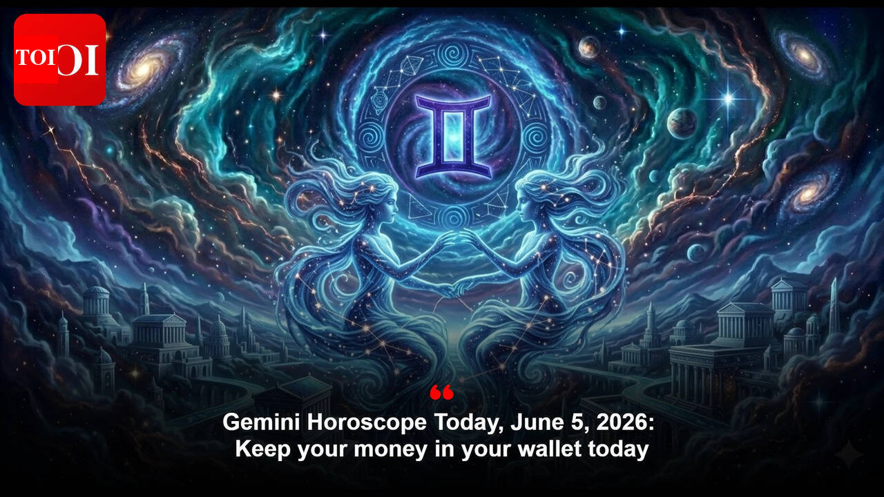 Gemini Horoscope Today, June 5, 2026: Keep your money in your wallet today