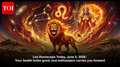 Leo Horoscope Today, June 5, 2026: Your health looks good, and enthusiasm carries you forward