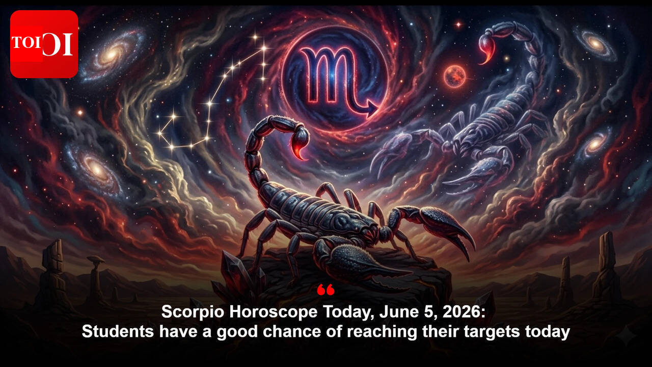 Scorpio Horoscope Today, June 5, 2026: Students have a good chance of reaching their targets today