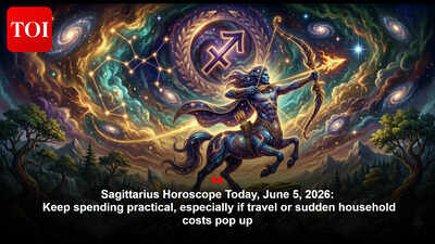 Sagittarius Horoscope Today, June 5, 2026: Keep spending practical, especially if travel or sudden household costs pop up