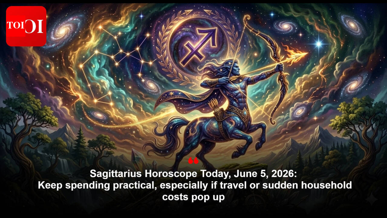 Sagittarius Horoscope Today, June 5, 2026: Keep spending practical, especially if travel or sudden household costs pop up