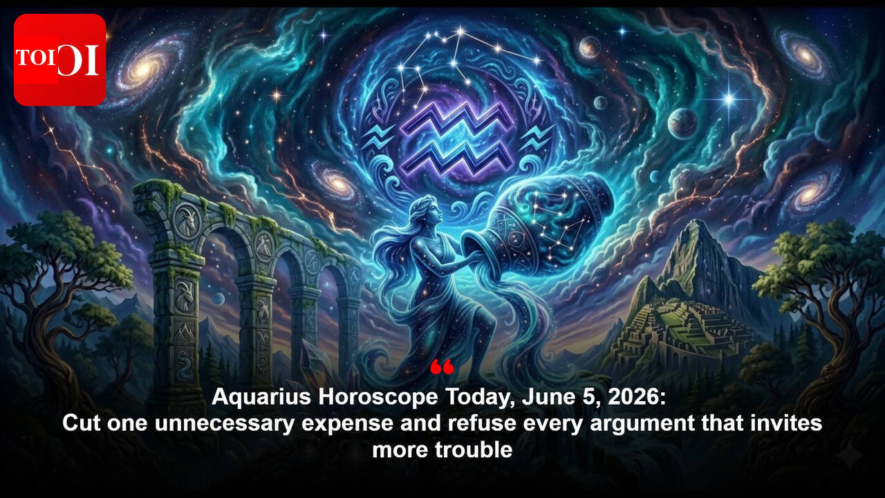 Aquarius Horoscope Today, June 5, 2026: Cut one unnecessary expense and refuse every argument that invites more trouble
