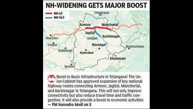 Union Cabinet approves 190-km highway projects worth ₹7,600 crore in Telangana
