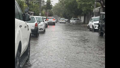 Rain and thunder breaking heatwave in Ludhiana.