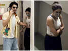 Ibrahim pushes Palak back as paps spot them after movie date