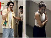 Ibrahim pushes Palak back as paps spot them after movie date