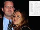 Jennifer Aniston's letter to Matthew Perry withdrawn from auction