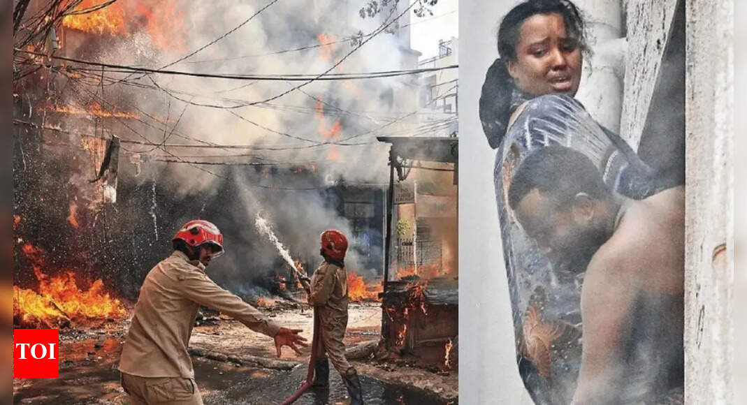 ‘Blast’ before blaze? LPG cylinder in kitchen or faulty AC may have sparked fire at Delhi's Malviya Nagar hotel; toughened glass panels trapped smoke inside