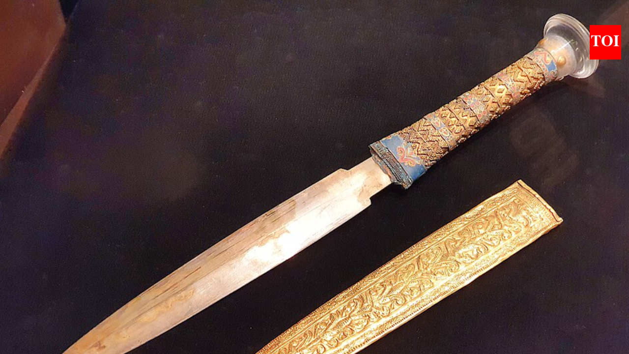 In 2016, scientists found Tutankhamun's dagger was made from metal that fell  from the sky | - The Times of India