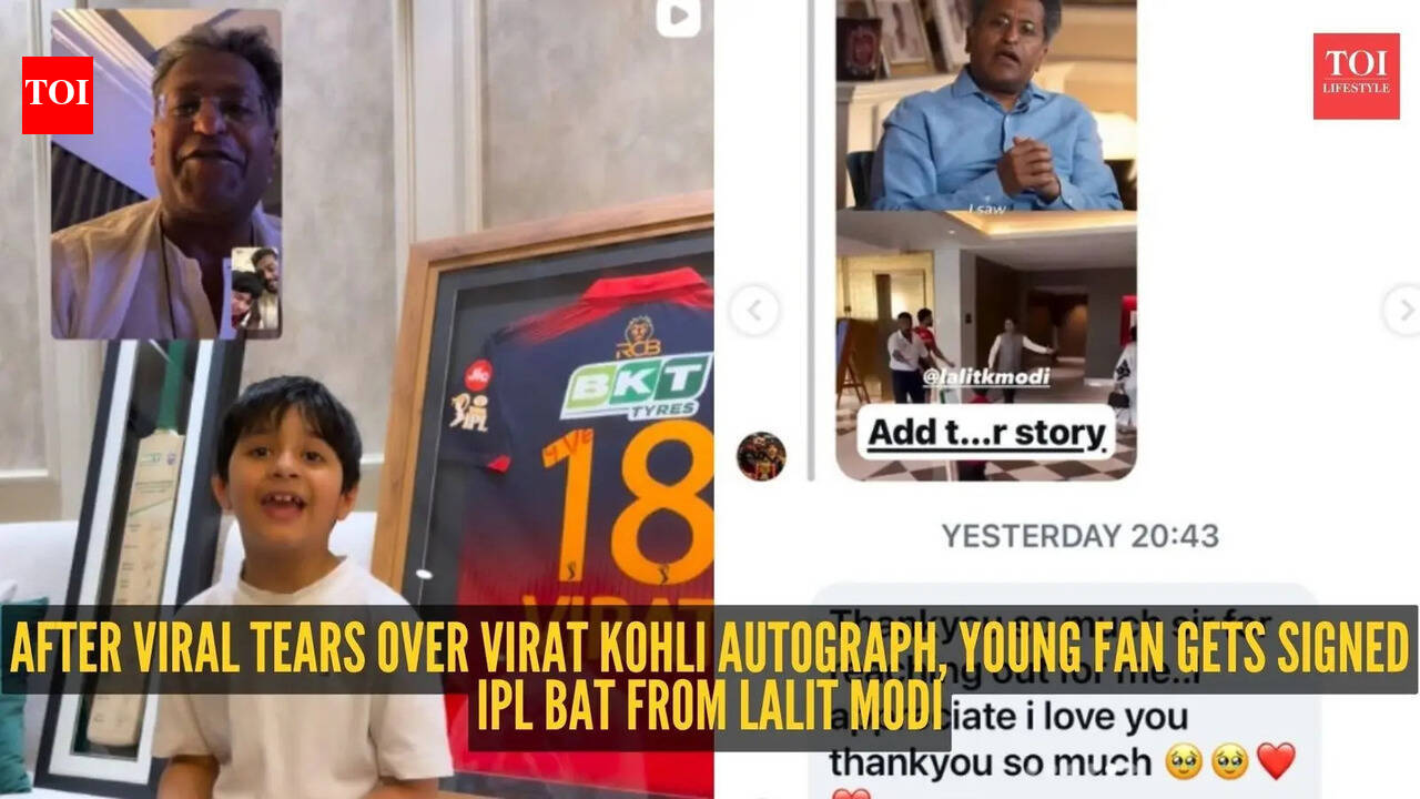 Lalit Modi finds boy who broke down after missing Virat Kohli autograph, promises signed IPL bat
