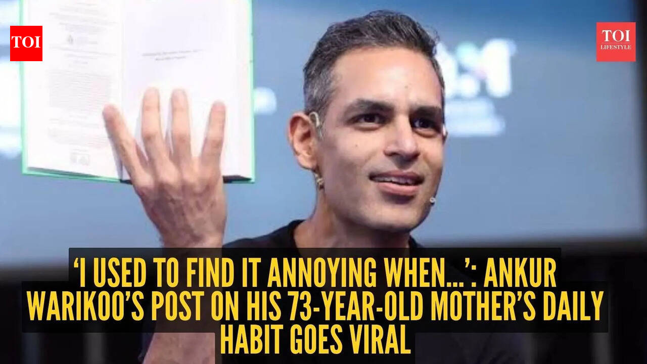 ‘I used to find it annoying when…’: Entrepreneur Ankur Warikoo’s post on his 73-year-old mother’s daily habit goes viral; netizens share their own stories