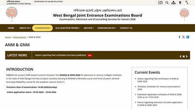 WBJEEB ANM GNM Admit Card 2026 out today; download hall ticket before June 14 exam